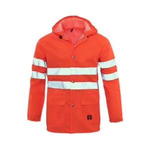 PROBALTIC KURTKA PRZECIWDESZCZOWA FLUO ORANGE