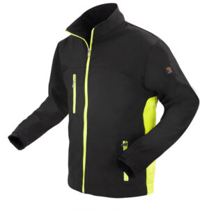 SOFTSHELL KURTKA CZARNO-ŻÓŁTA