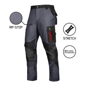 SPODNIE DO PASA ULTRATECH RIP-STOP GREY
