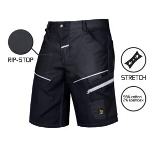SPODNIE KRÓTKIE LANDER SPANDEX BLACK