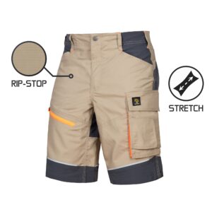 SPODNIE KRÓTKIE LIDO SPANDEX KHAKI